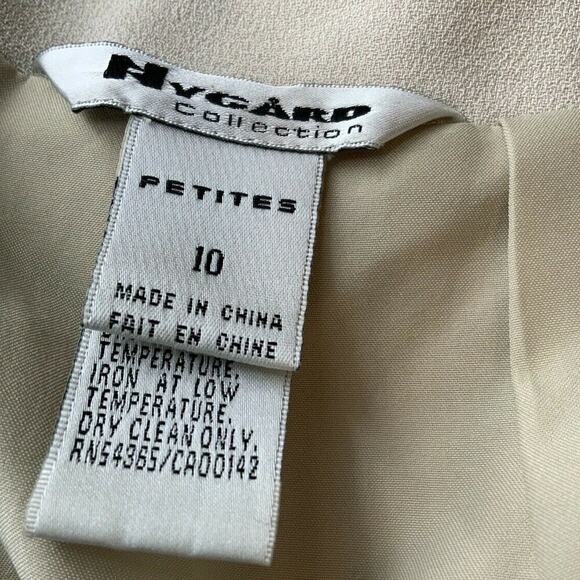 Nygard Collection Skirt Women's Size 10 Petites Fully Lined Back Zip Slit Pencil - Picture 6 of 7